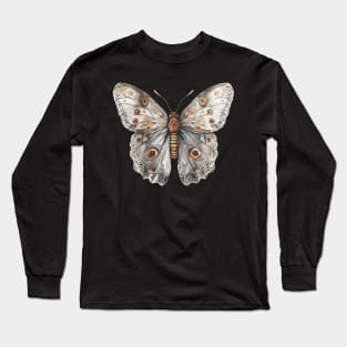 Celestial Moth Butterfly Long Sleeve T-Shirt